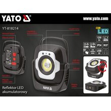 2 St�ck LED Arbeitslampe 1200 lm 4400mAh YT-818214 Scheinwerfer Taschenlampe