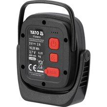 2 St�ck LED Arbeitslampe 1200 lm 4400mAh YT-818214 Scheinwerfer Taschenlampe