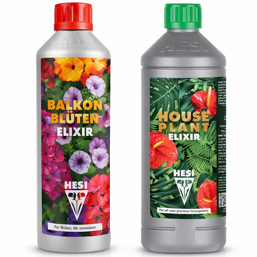 1 l HESI Balcony Bloom +1 l Hesi House Plant Fl�ssigd�nger