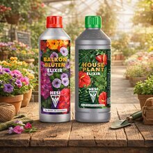 1 l HESI Balcony Bloom +1 l Hesi House Plant Fl�ssigd�nger