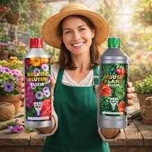 1 l HESI Balcony Bloom +1 l Hesi House Plant Fl�ssigd�nger