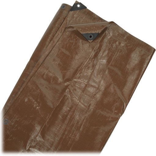Holzabdeckplane braun 140 g|m