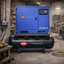 Fl�sterkompressor APZ 600-270 10 bar 270L K28 5.5 PS/4 kW 465 l/min 34351-270