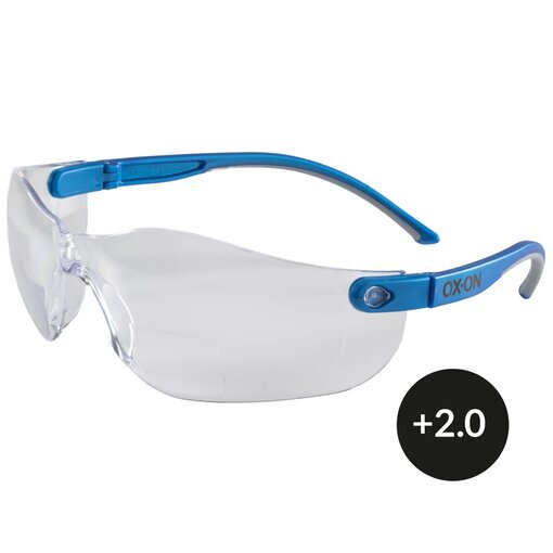 OX-ON Schutzbrille Eyewear Focus mit Sehst�rke 2.0 dpt...