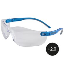 OX-ON Schutzbrille Eyewear Focus mit Sehst�rke 2.0 dpt Arbeitsschutzbrille