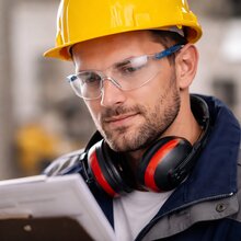 OX-ON Schutzbrille Eyewear Focus mit Sehst�rke 2,5 dpt Arbeitsschutzbrille Werkbrille