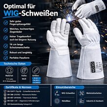 OX-ON  Schwei�erhandschuh Worker Basic 2009 WIG Schutz-Handschuh