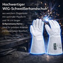 OX-ON  Schwei�erhandschuh Worker Basic 2009 WIG Schutz-Handschuh