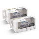 2 Stück OX-ON Schutzbrille Eyewear Focus mit Sehstärke 1 - 2,5 dpt