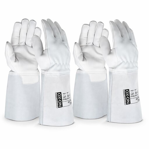 2 Paar OX-ON  Schwei�erhandschuh Worker Basic 2009 WIG...