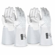 2 Paar OX-ON  Schwei�erhandschuh Worker Basic 2009 WIG Schutz-Handschuh  11/XXL