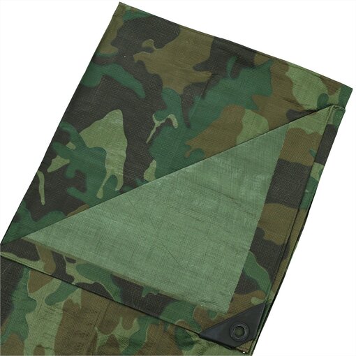 Gewebeplane 3,6 x 5 m camouflage 140g|m² Typ 2420