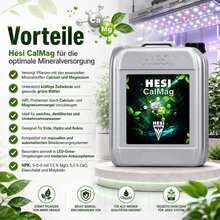 2 x HESI CalMag | Calzium-Magnesium-Dünger | Perfekte Grow Mineralbalance 2 x 500 ml