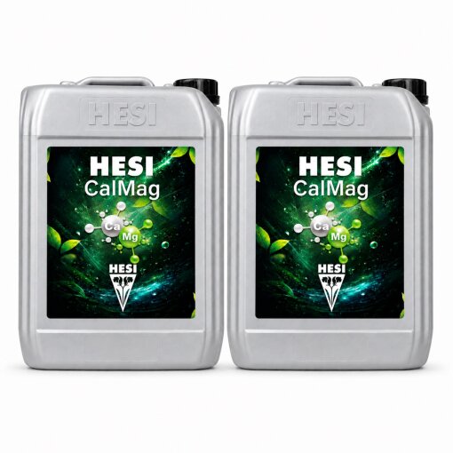 2 x HESI CalMag | Calzium-Magnesium-Dünger | Perfekte Grow Mineralbalance 2 x 5 Liter