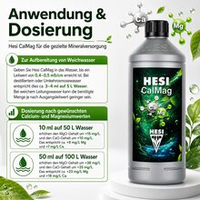 1 Liter HESI CalMag Calzium-Magnesium-Dünger + Messbecher | Perfect Grow