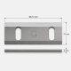 ECI Häcksler Wendemesser-Set | 2 Messer + 4 Schrauben, 98,5 x 37 x 4 mm