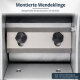 ECI Häcksler Wendemesser-Set | 2 Messer + 4 Schrauben, 98,5 x 37 x 4 mm
