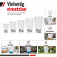 Yato Messbecher-Set Groß 0,5 /1/ 2/ 3 und 5 Liter | Messkrug Dosierhilfe