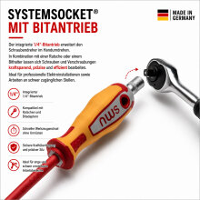 NWS VDE Werkzeug-Set  6 tlg. Typ 756 – Seitenschneider, Flachrundzange & 4 VDE Schraubendreher