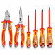 NWS VDE Werkzeug-Set  6 tlg. Typ 756 – Seitenschneider, Flachrundzange & 4 VDE Schraubendreher
