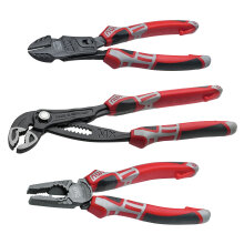 NWS Kraft Zangen-Set 3 tlg. Kombi-Seiten-Wapu Typ 766