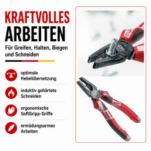 NWS Kraft Zangen-Set 3 tlg. Kombi-Seiten-Wapu Typ 766