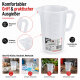 3 x Messbecher 0,5 Liter YG-07282 | Kunststoff Messkrug Messkanne Dosierhilfe