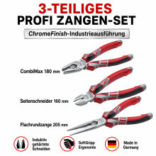 NWS Zangen-Set 3 tlg. Kombi-Seiten-Spitz Typ 773...