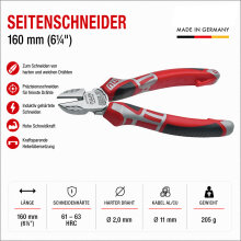 NWS Zangen-Set 3 tlg. Kombi-Seiten-Spitz Typ 773  SoftGripp® | ChromeFinish