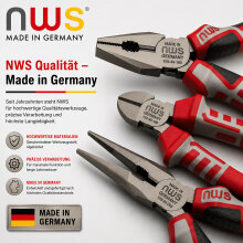 NWS Zangen-Set 3 tlg. Kombi-Seiten-Spitz Typ 775 SoftGripp® |TitanFinish