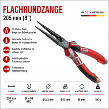 NWS Zangen-Set 3 tlg. Kombi-Seiten-Spitz Typ 775 SoftGripp® |TitanFinish
