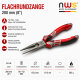 NWS Zangen-Set 3 tlg. Kombi-Seiten-Spitz Typ 775 SoftGripp® |TitanFinish