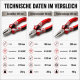 NWS Zangen-Set 3 tlg. Kombi-Seiten-Spitz Typ 775 SoftGripp® |TitanFinish