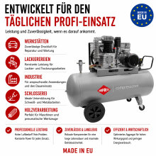 Druckluft- Kompressor 7,5 PS 270 Liter 11 bar HK 1000-270...