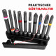 Würth Bit-Sortiment lang 70 mm 1/4 Zoll mit Gürtelclip 10-teilig 0614250020