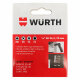Würth Bit-Sortiment lang 70 mm 1/4 Zoll mit Gürtelclip 10-teilig 0614250020