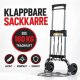 2 Stück Teleskop Alu-Sackkarre klappbar 160 Kg ZFHT-160 Transportkarre