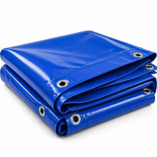 PVC Abdeckplane Blau 650 g|m² dicke LKW Plane...