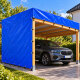 PVC Abdeckplane Blau 650 g|m² dicke LKW Plane wasserdicht mit Ösen