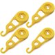 4 x Haken Set in gelb Typ 1130