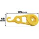 4 x Haken Set in gelb Typ 1130