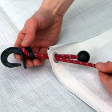 10 x Spannhaken mit 10 x Kunststoffkugeln Typ 1133