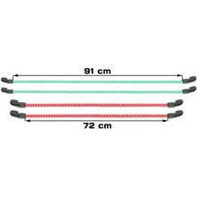 4 Spanngummis mit Kunststoffhaken Typ 1134