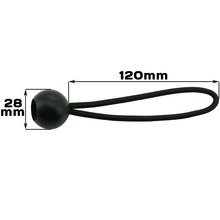 10 x Gummispanner mit Kugel Typ 1137