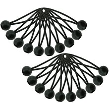 20 x Gummispanner mit Kugel Typ 1137