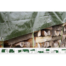 PE-Abdeckplane rund Ø 3 m 210 g|m² grün Typ 430300