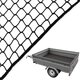 Anhänger- und Containernetz mit Expanderseil schwarz