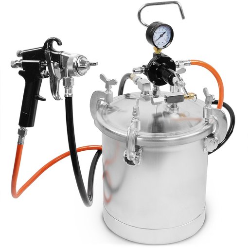 Farbspritzpistole mit 8,5 l Druckbehlter 3,5 bar Typ 45202