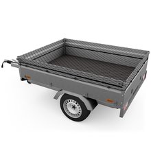 Anhänger- und Containernetz + Expanderseil 3,00 x 4,00 m schwarz Typ 753040E