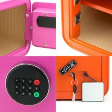 mySafe 350 Tresor Orange mit Zahlen-Code B350 x H250 x T280 mm 2018-0000-O